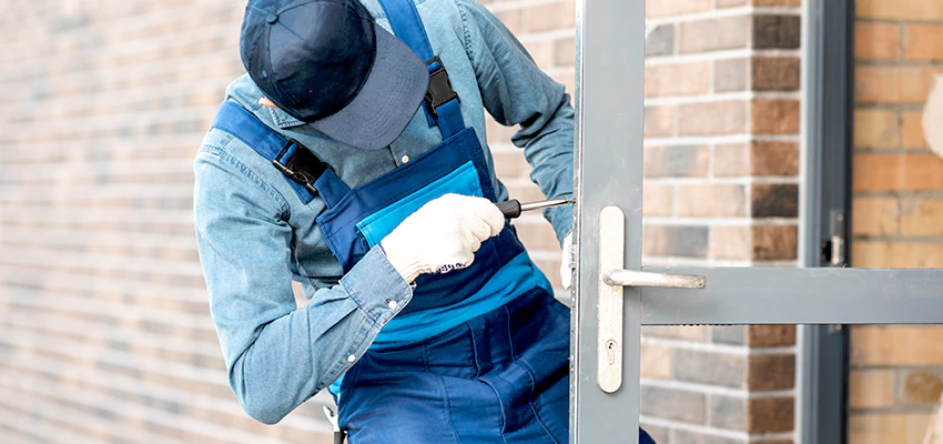 Pivot Storefront Door Locks Installation in Oak Forest, Illinois
