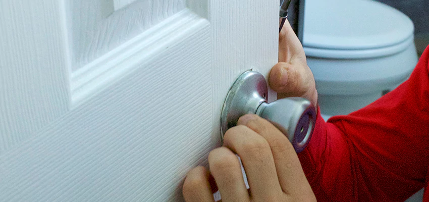 Vintage Door Knob Replacement in Oak Forest